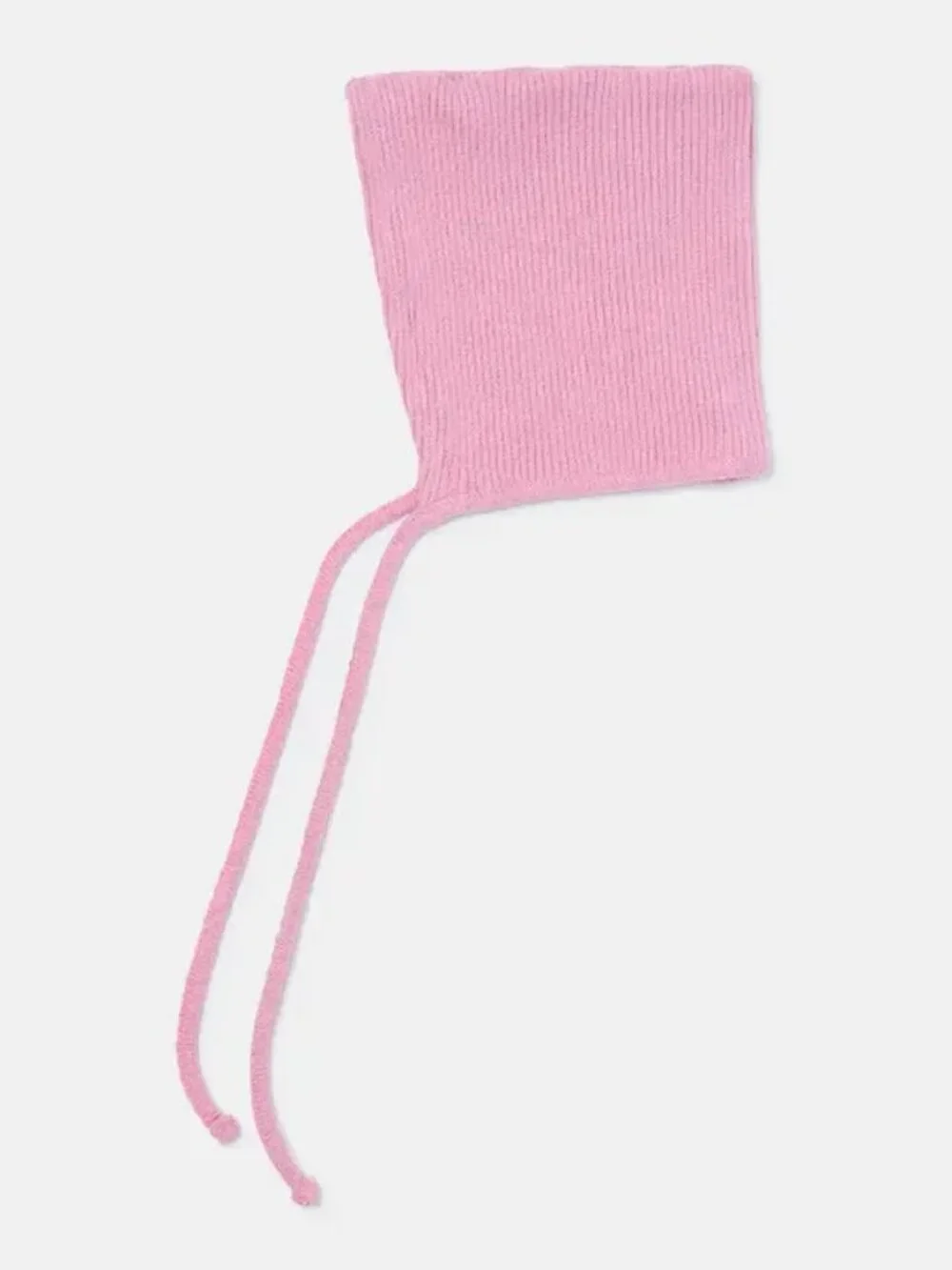 Soft rib baby bonnet - Pink